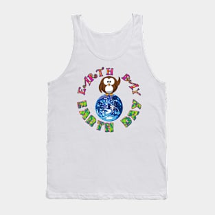 Earth Day owl Tank Top